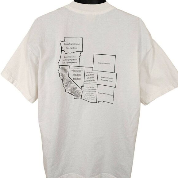 Vintage Basketball Summer Classic T Shirt Mens Size XL White 90s Las Vegas - Picture 3 of 6